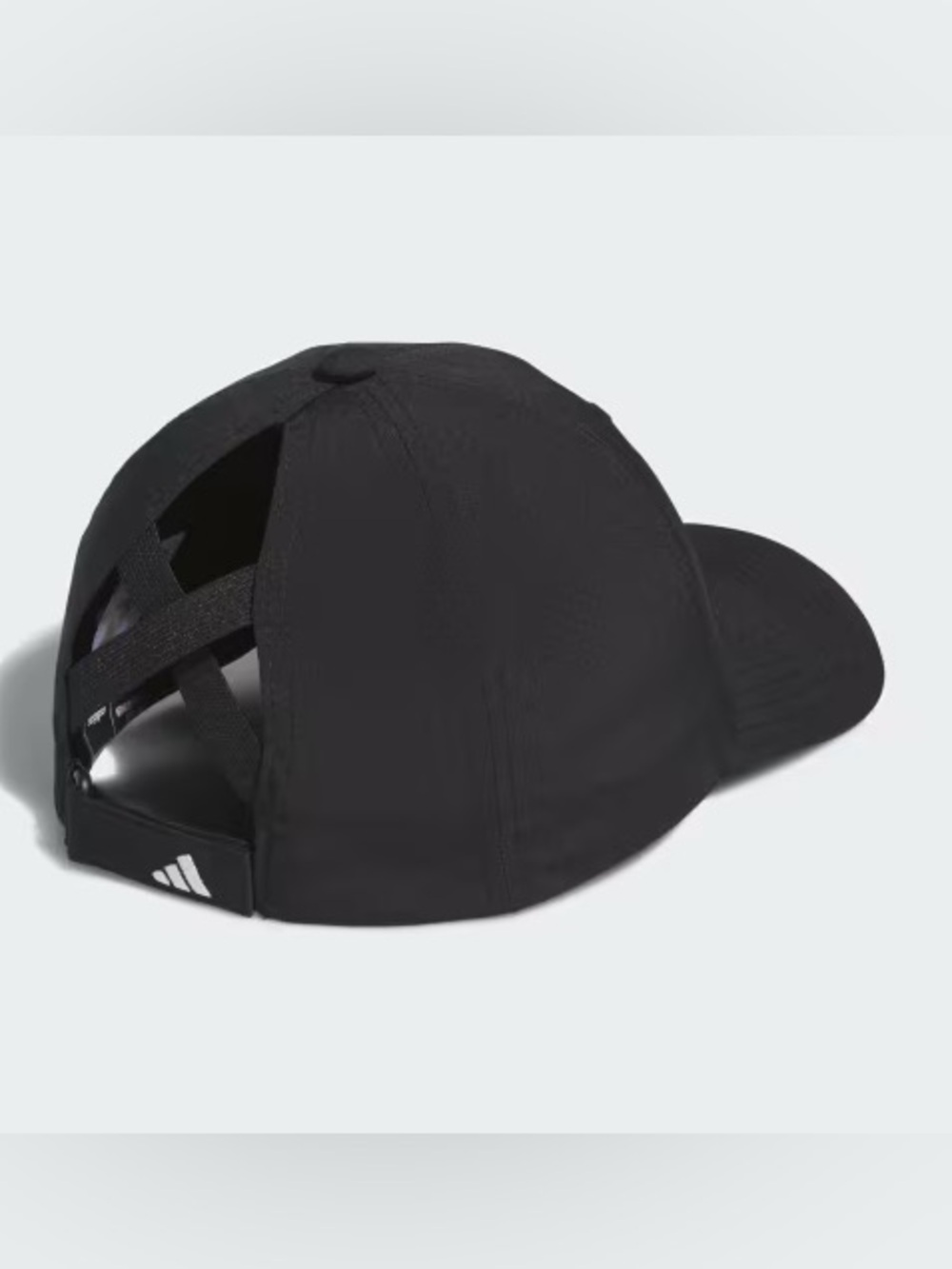 BRAND NEW women adidas criscross ponytail golf adjustable black cap hat